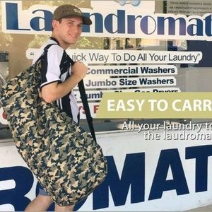 Extra Large Laundry Bag Hamper NEW Camo